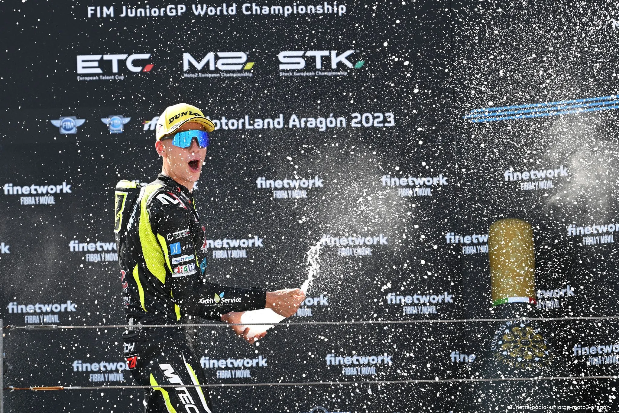 lunetta podio juniorgp moto3 aragon