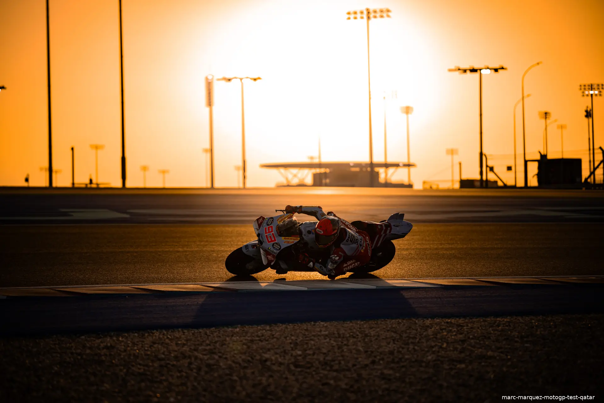marc marquez motogp test qatar