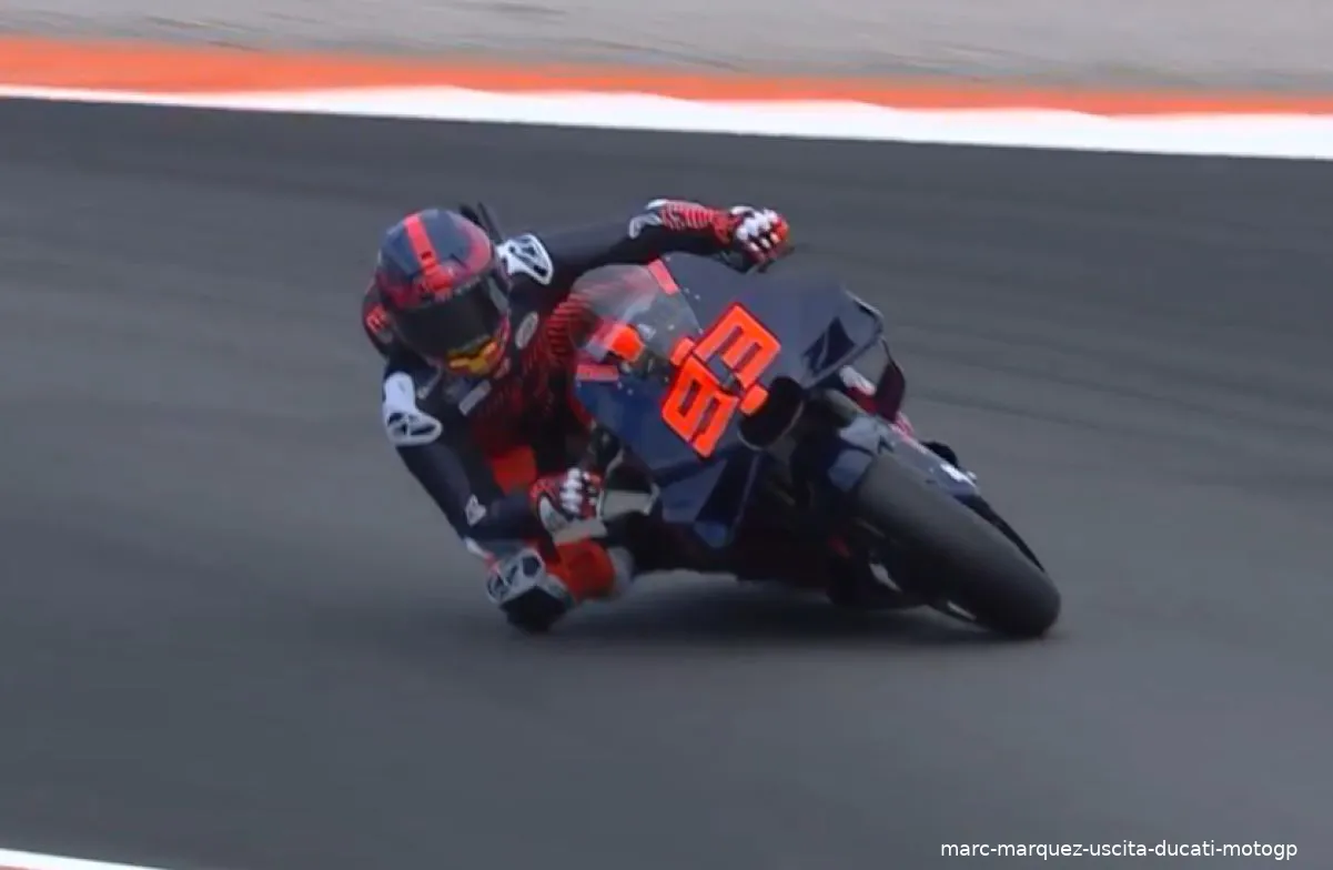 marc marquez uscita ducati motogp