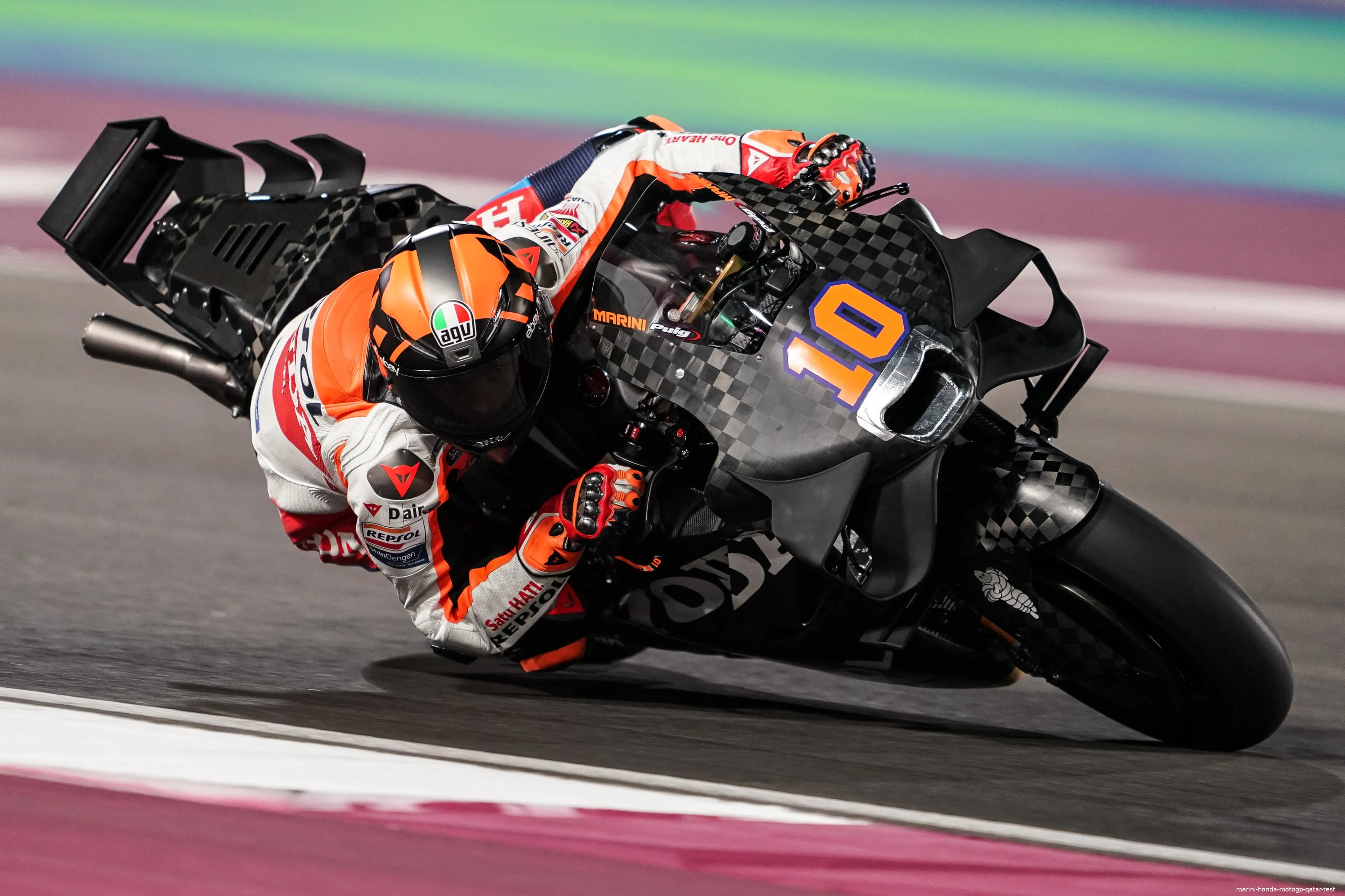 marini honda motogp qatar test