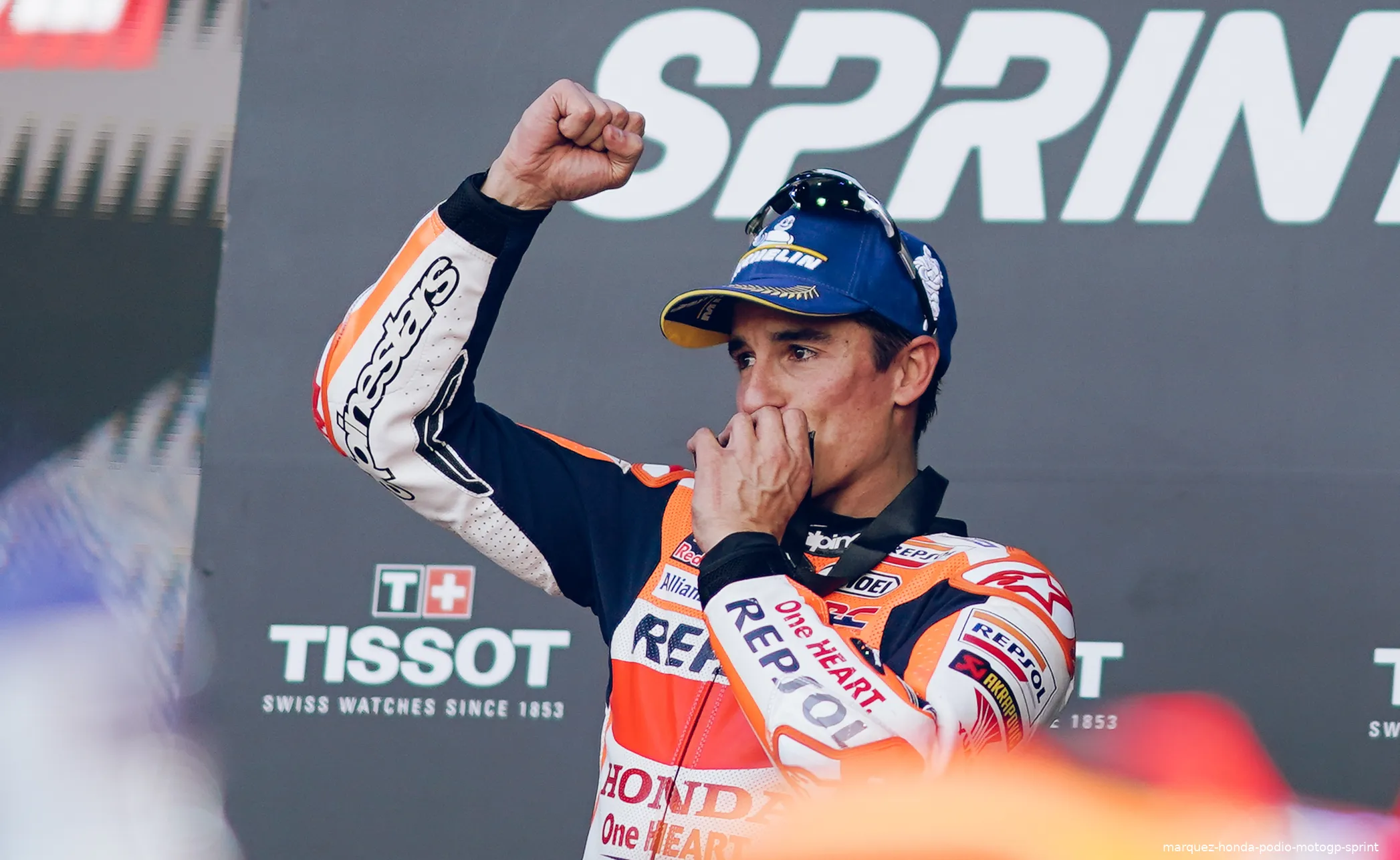 marquez honda podio motogp sprint