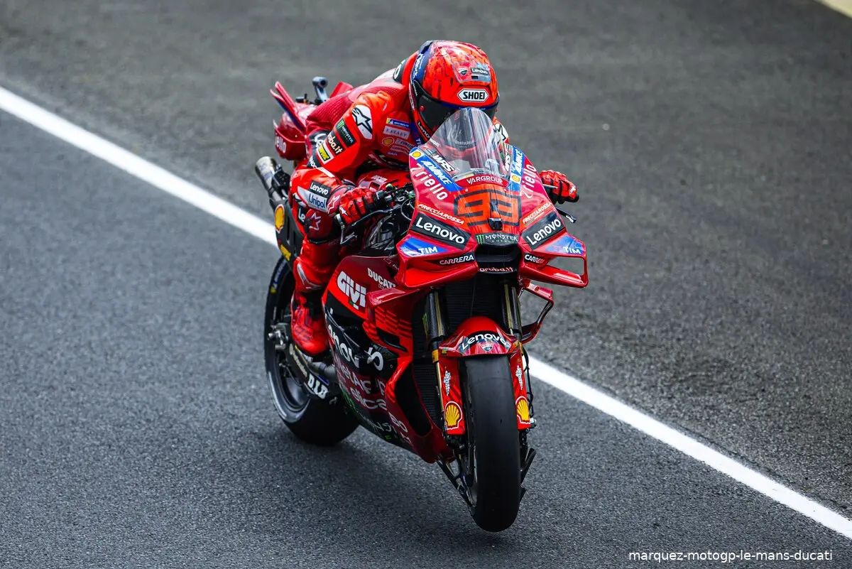marquez motogp le mans ducati