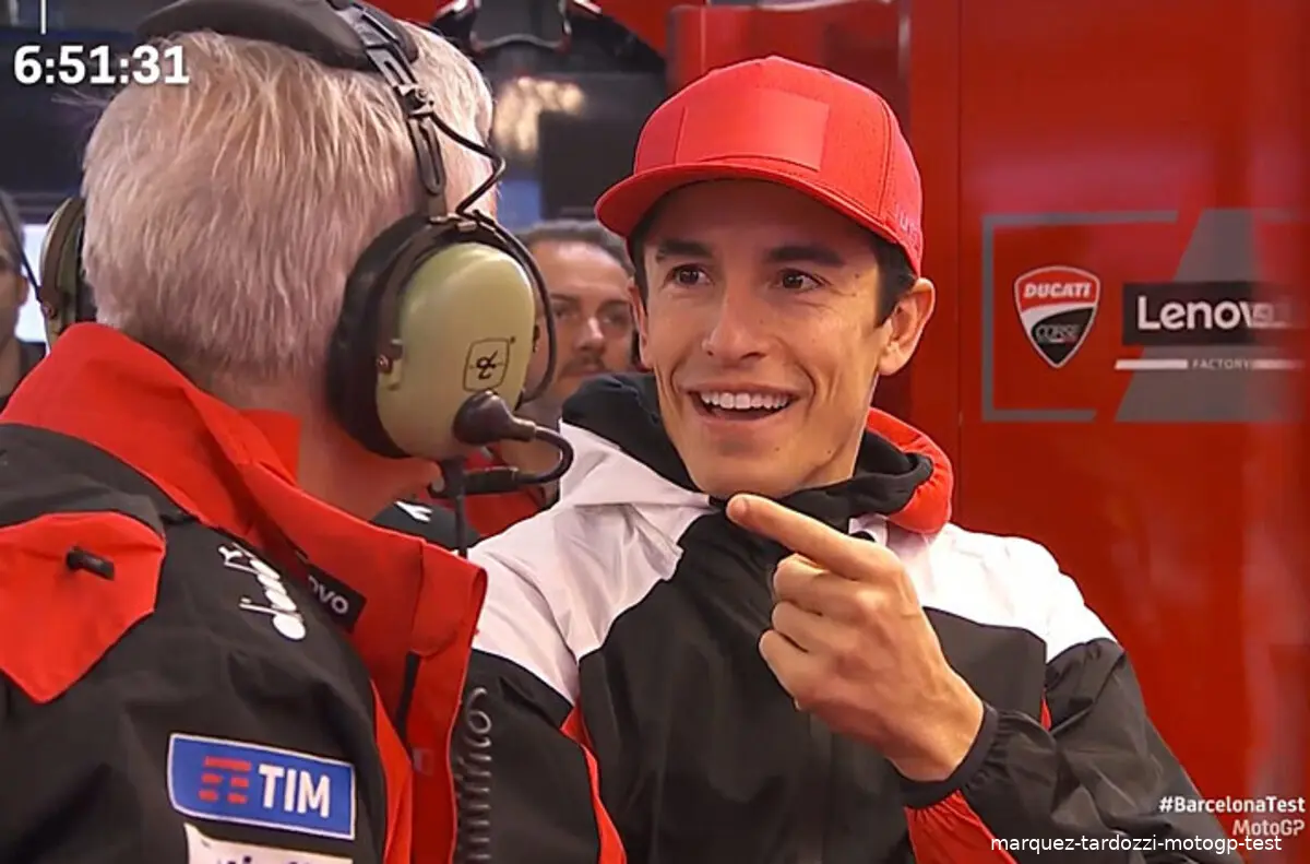 marquez tardozzi motogp test