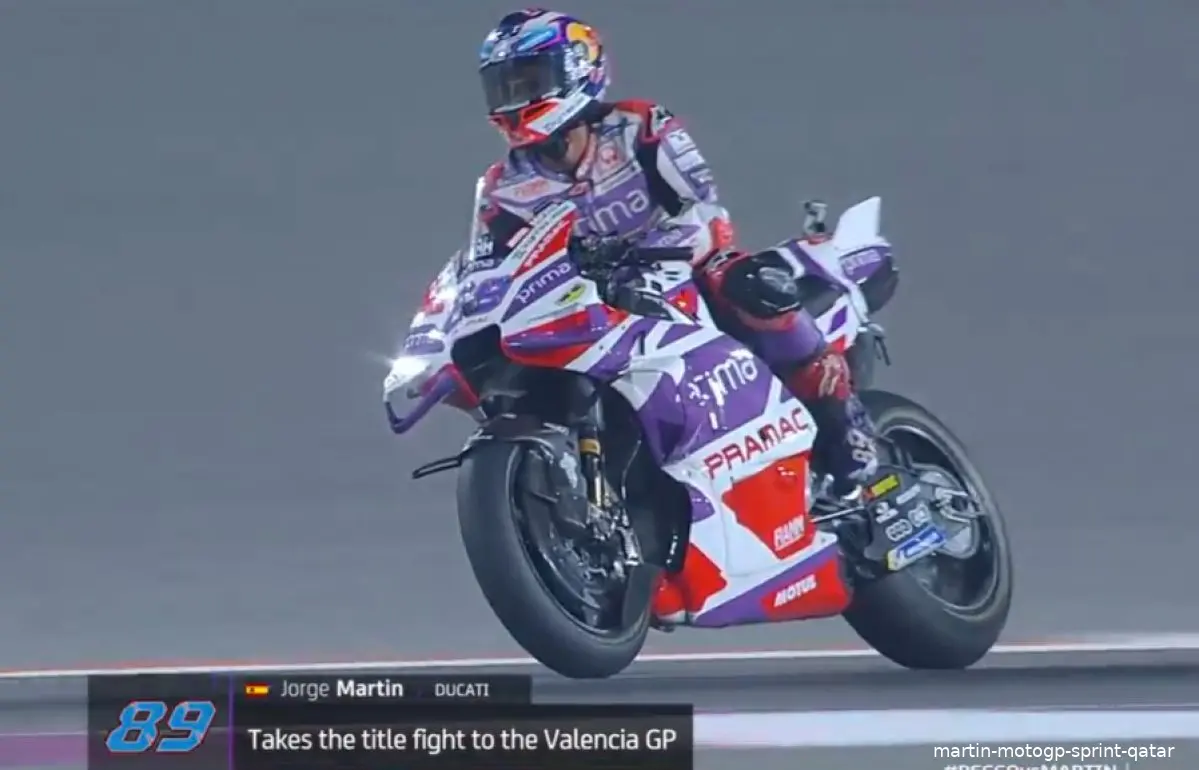 martin motogp sprint qatar