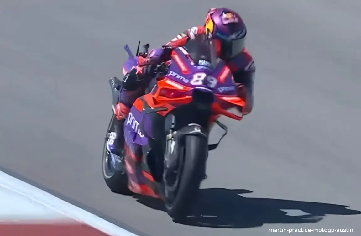 martin practice motogp austin