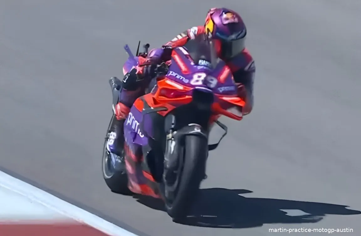 martin practice motogp austin