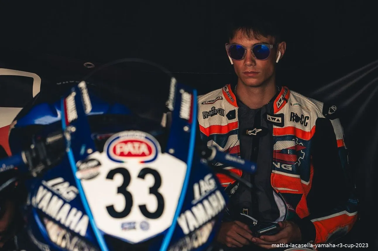 mattia lacasella yamaha r3 cup 2023