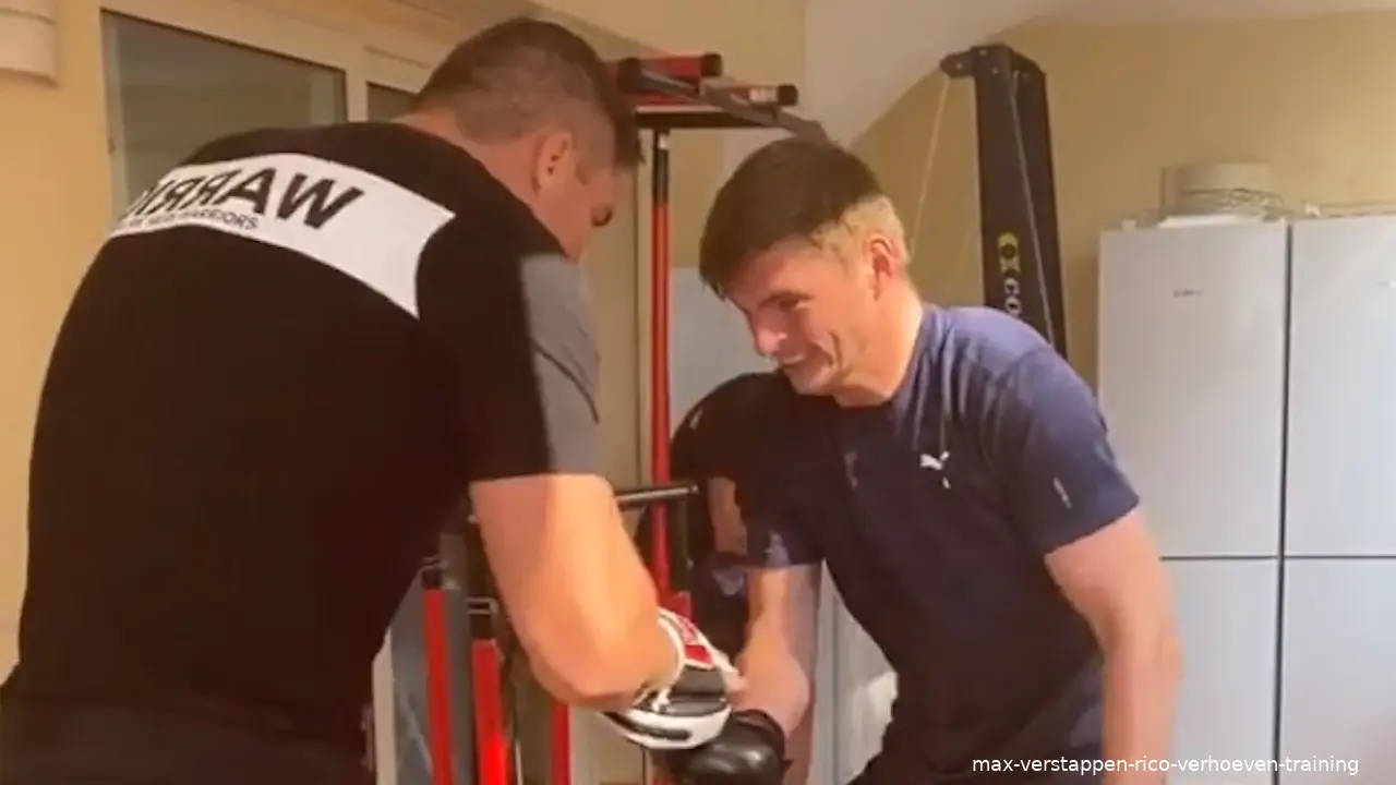max verstappen rico verhoeven training