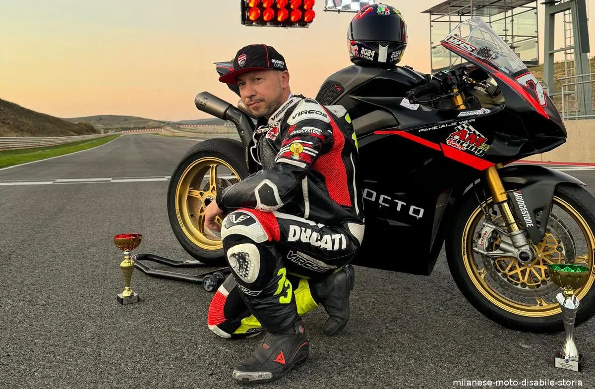 milanese moto disabile storia