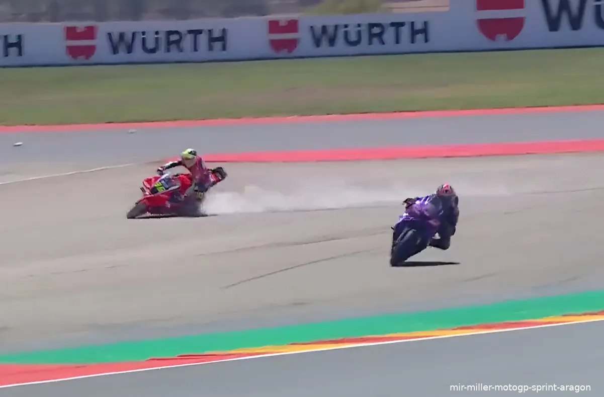 mir miller motogp sprint aragon 2