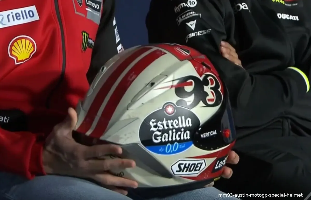 mm93 austin motogp special helmet