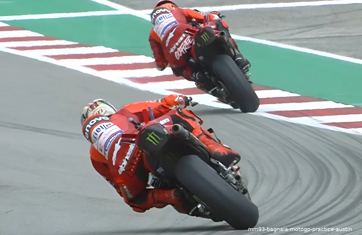 mm93 bagnaia motogp practice austin