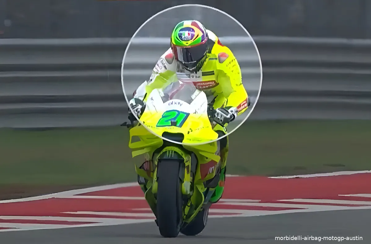 morbidelli airbag motogp austin