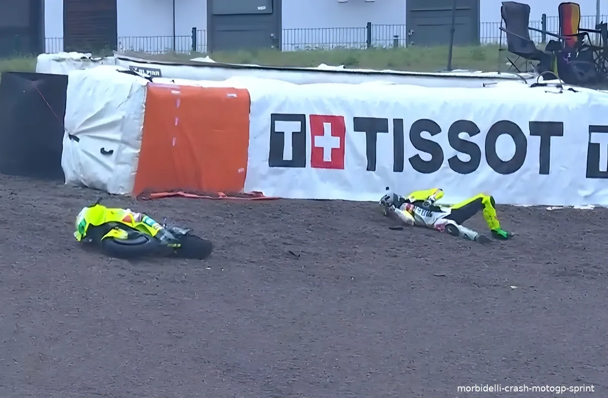 morbidelli crash motogp sprint