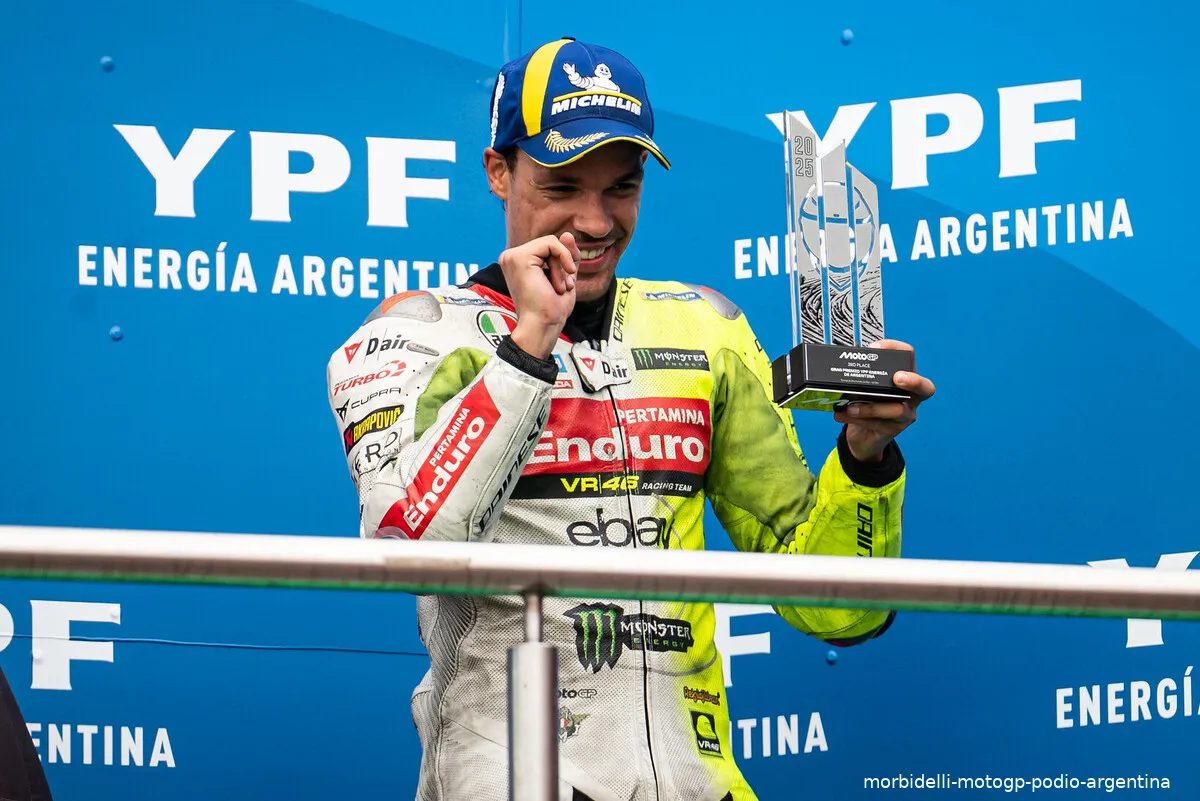 morbidelli motogp podio argentina