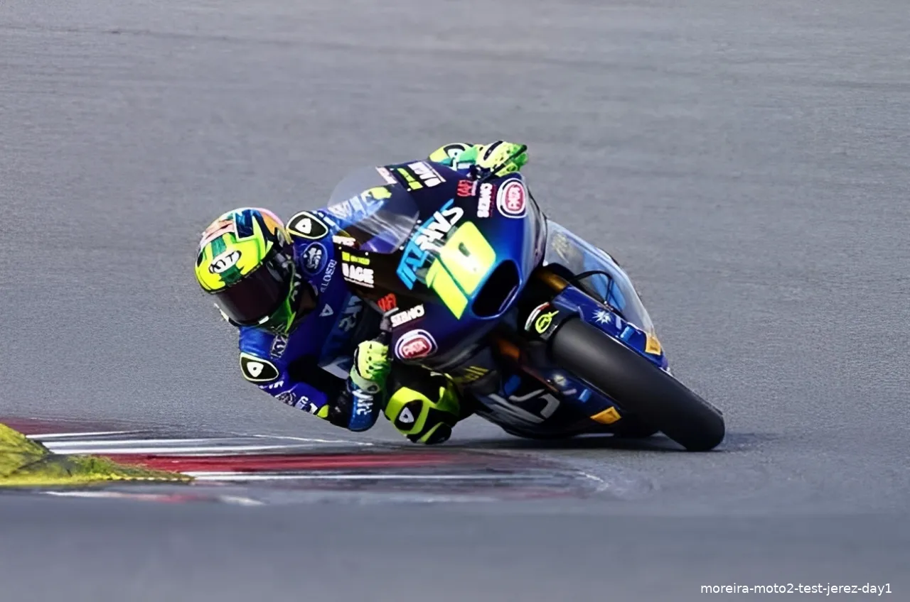 moreira moto2 test jerez day1