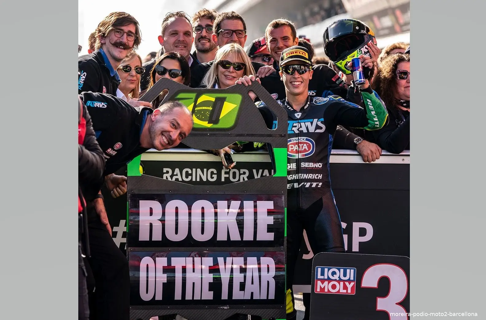 moreira podio moto2 barcellona