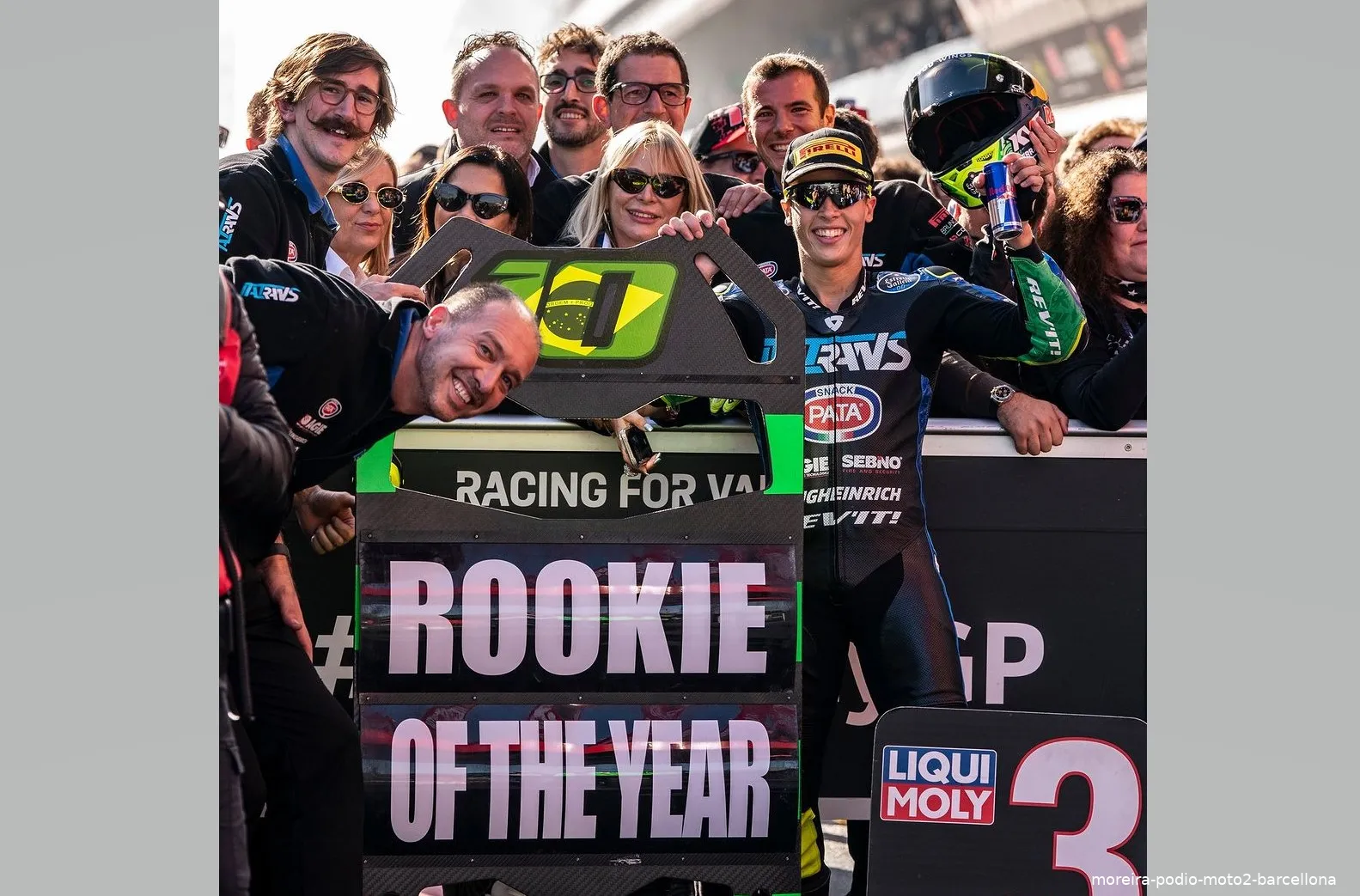 moreira podio moto2 barcellona