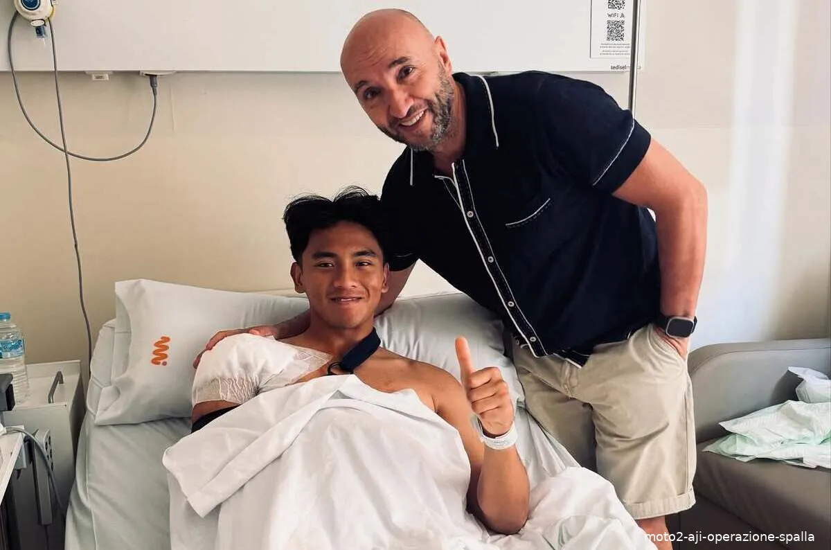 moto2 aji operazione spalla