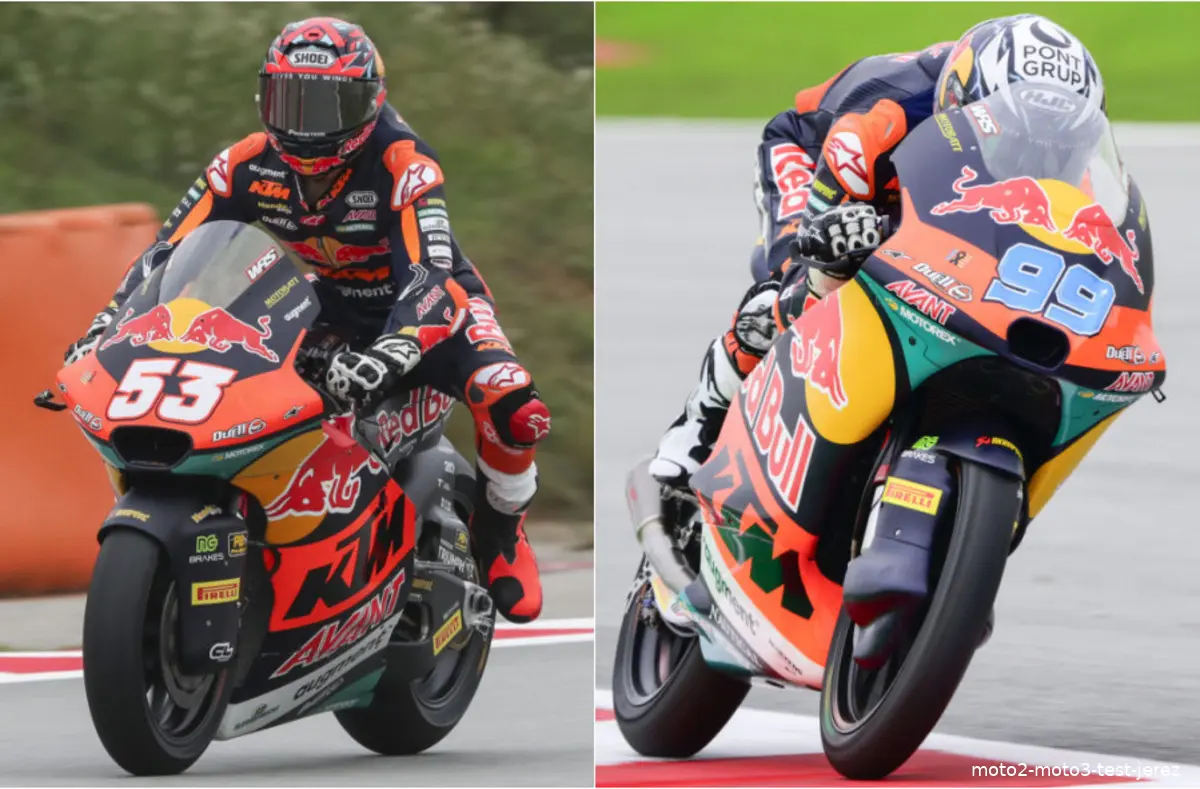 moto2 moto3 test jerez