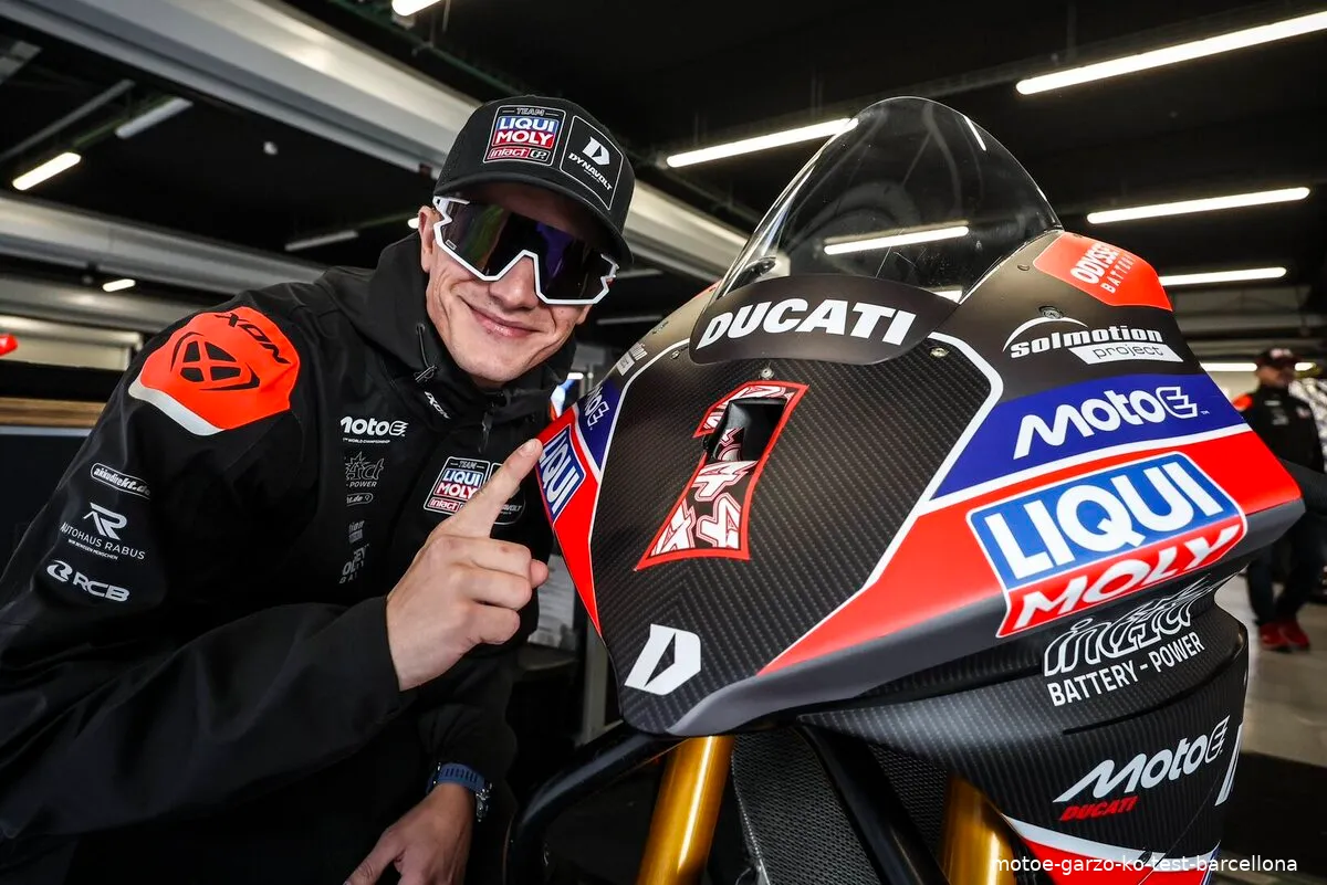 motoe garzo ko test barcellona