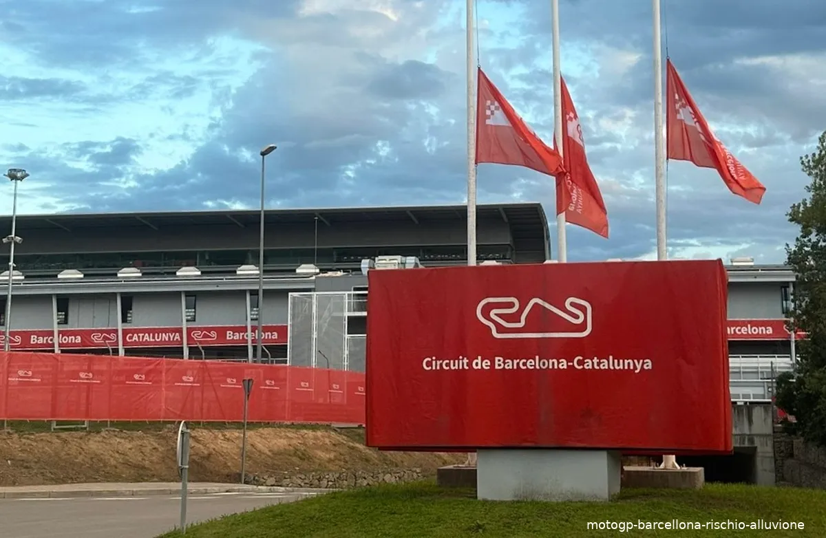 motogp barcellona rischio alluvione