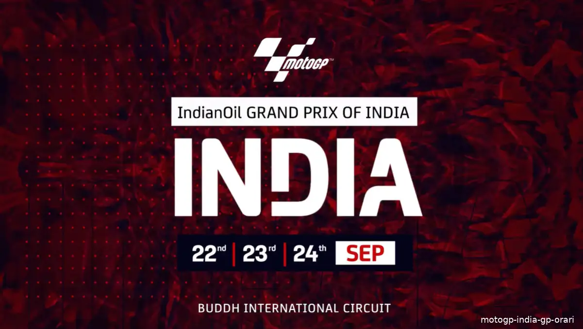 motogp india gp orari