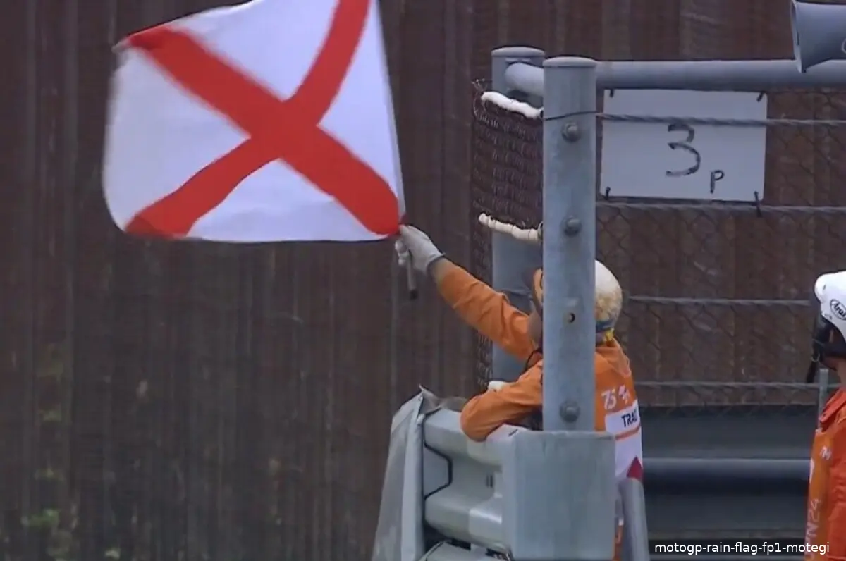 motogp rain flag fp1 motegi