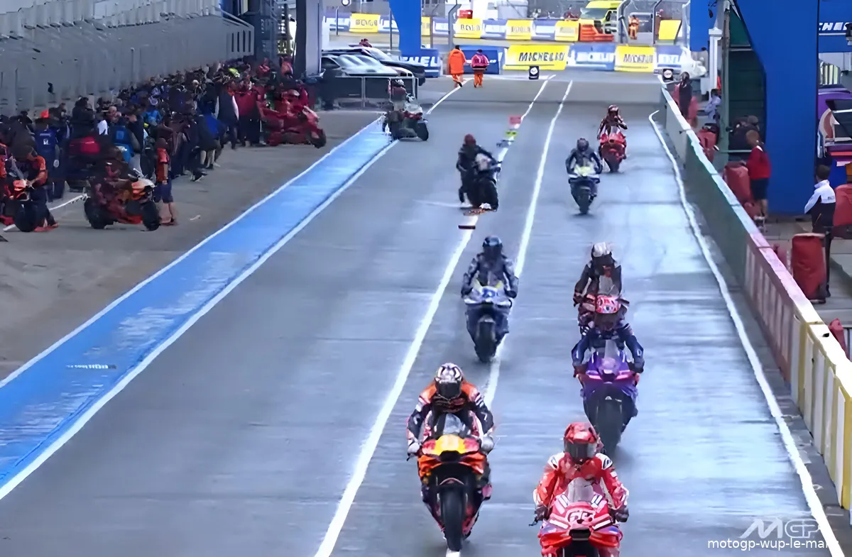 motogp rainy wup le mans