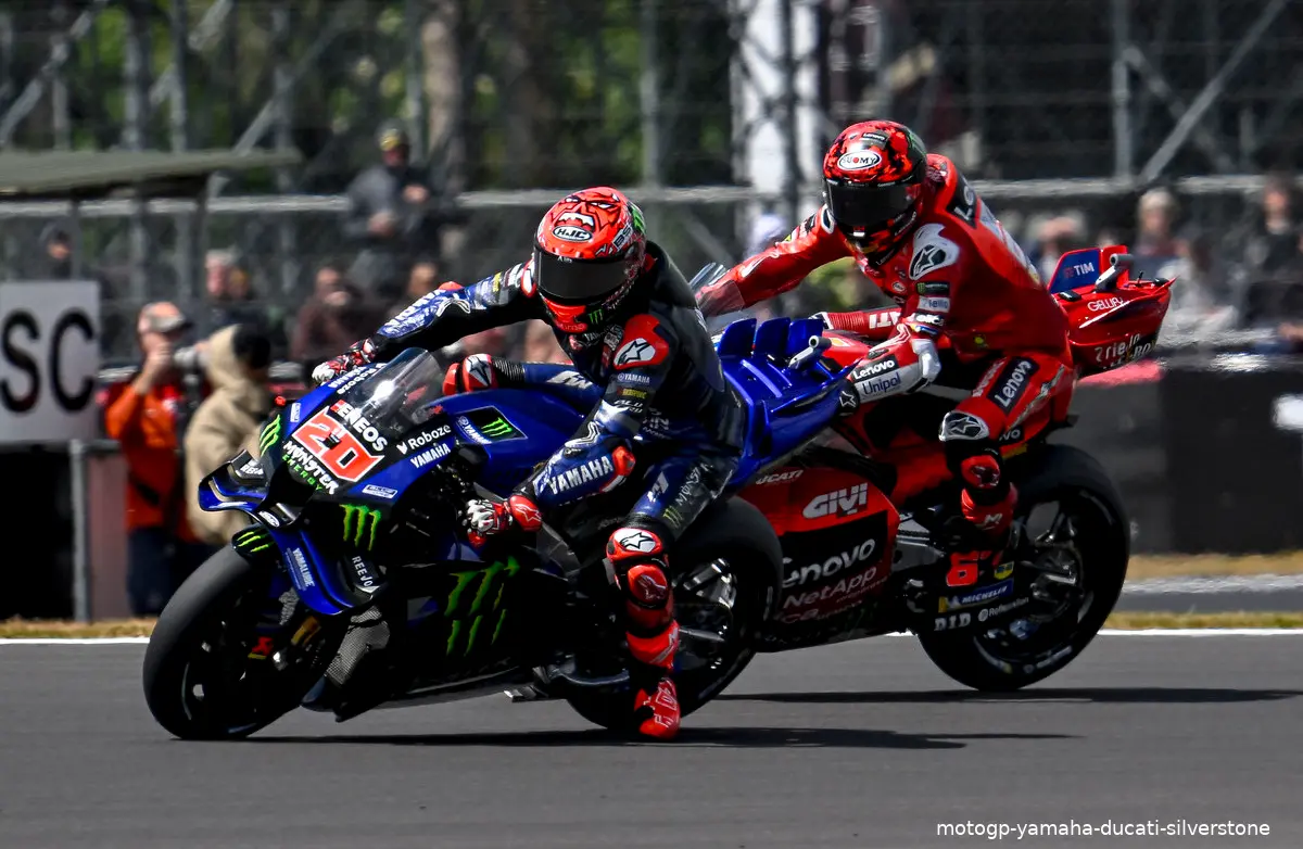 motogp yamaha ducati silverstone