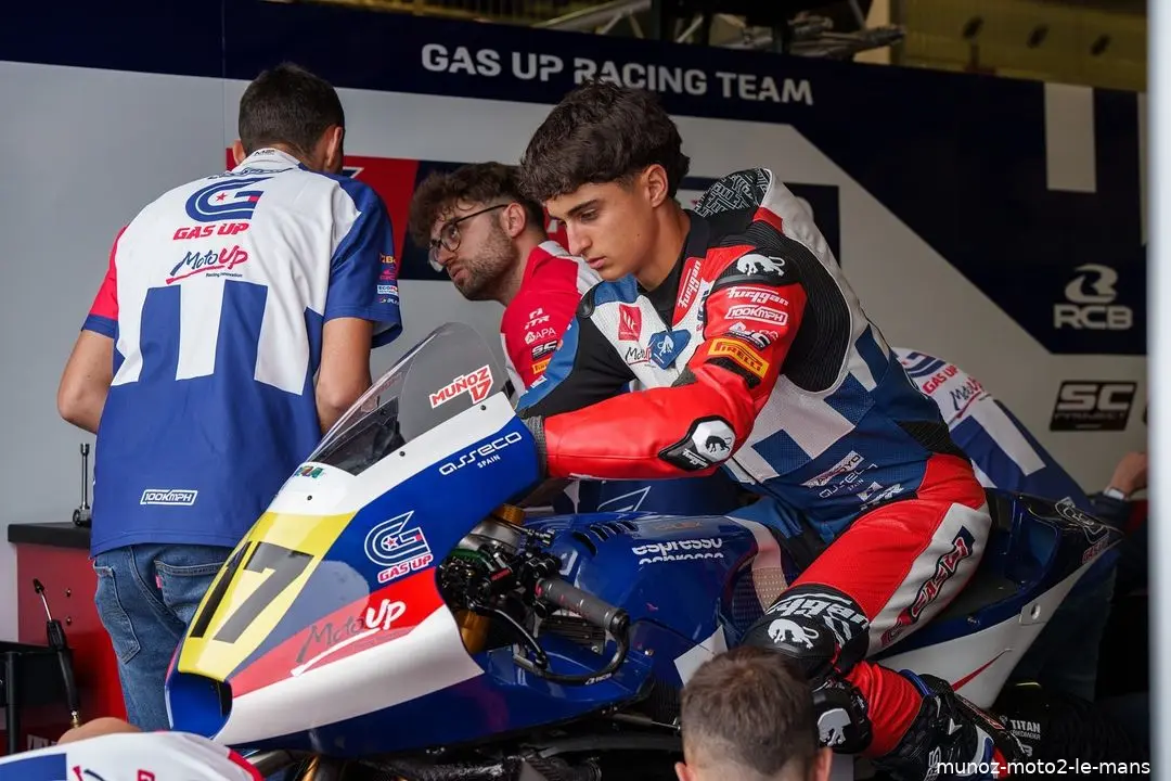 munoz moto2 le mans