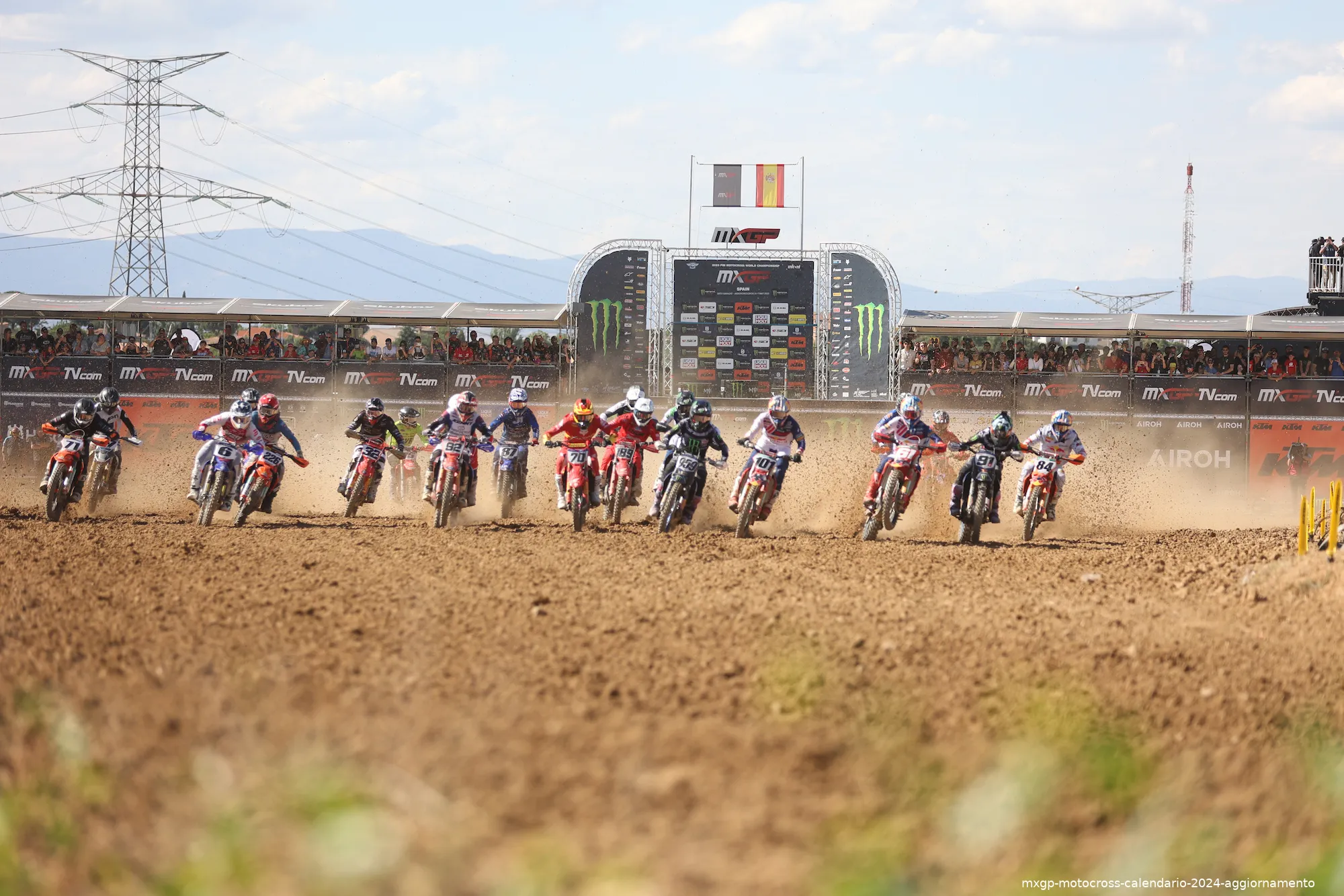 mxgp motocross calendario 2024 aggiornamento