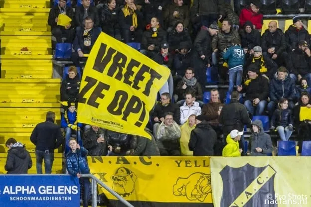 nac fans vreet ze op