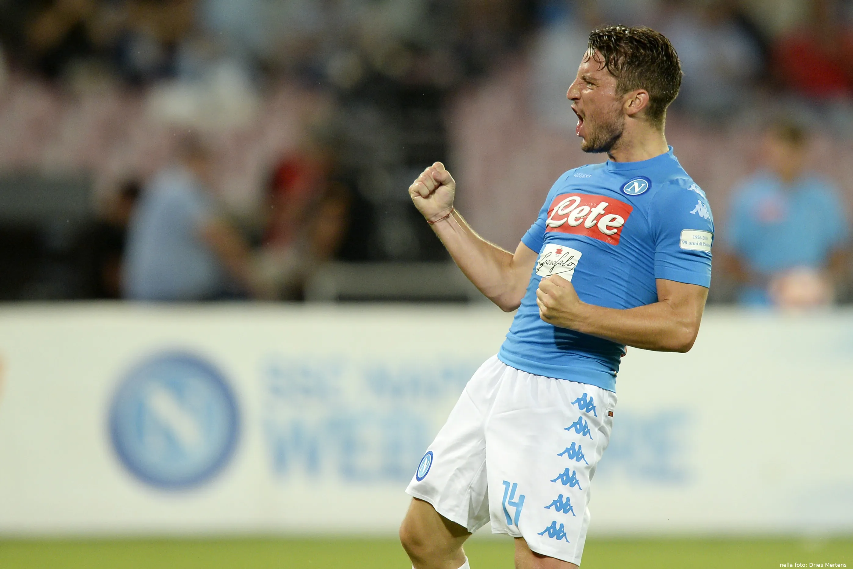 mertens esultanza napoli agosto 2016