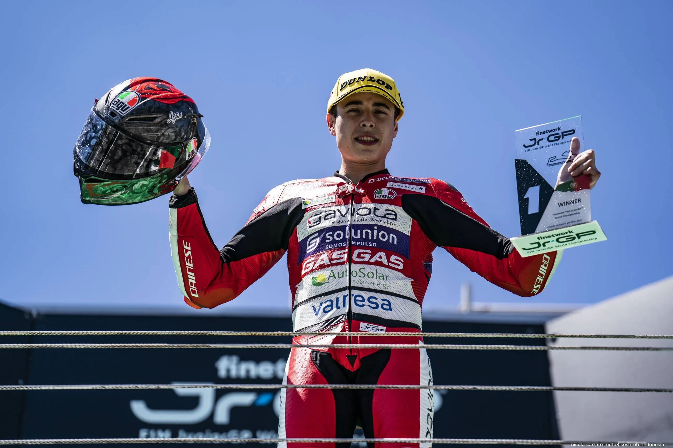 nicola carraro moto3 sostituto indonesia