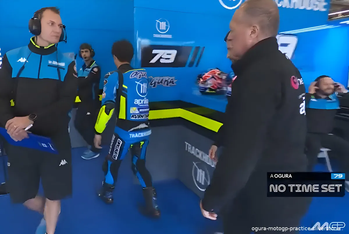 ogura motogp practice silverstone