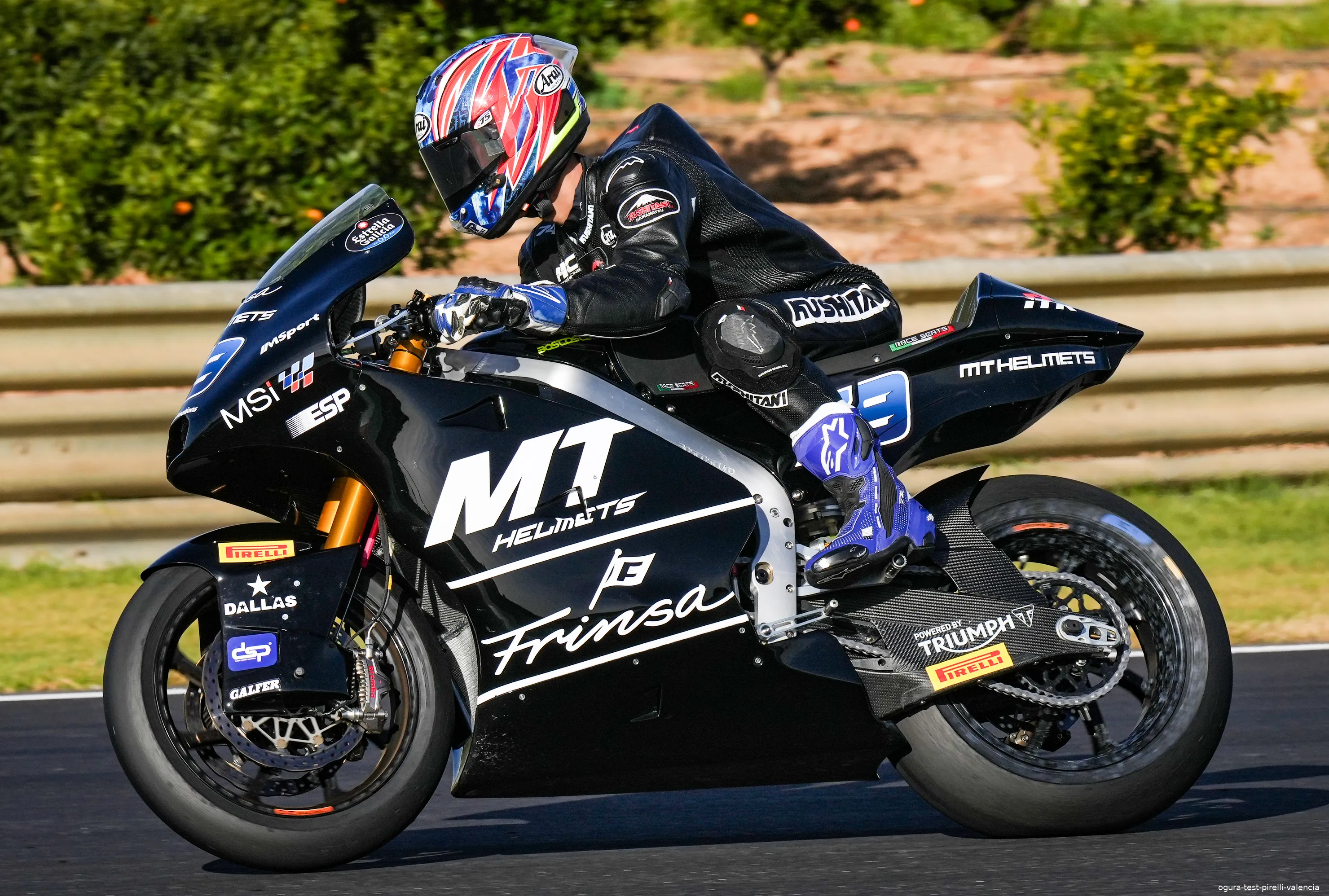 ogura test pirelli valencia