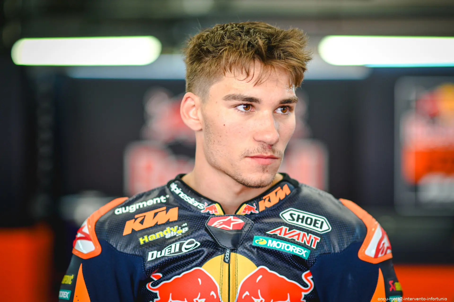 oncu moto2 intervento infortunio
