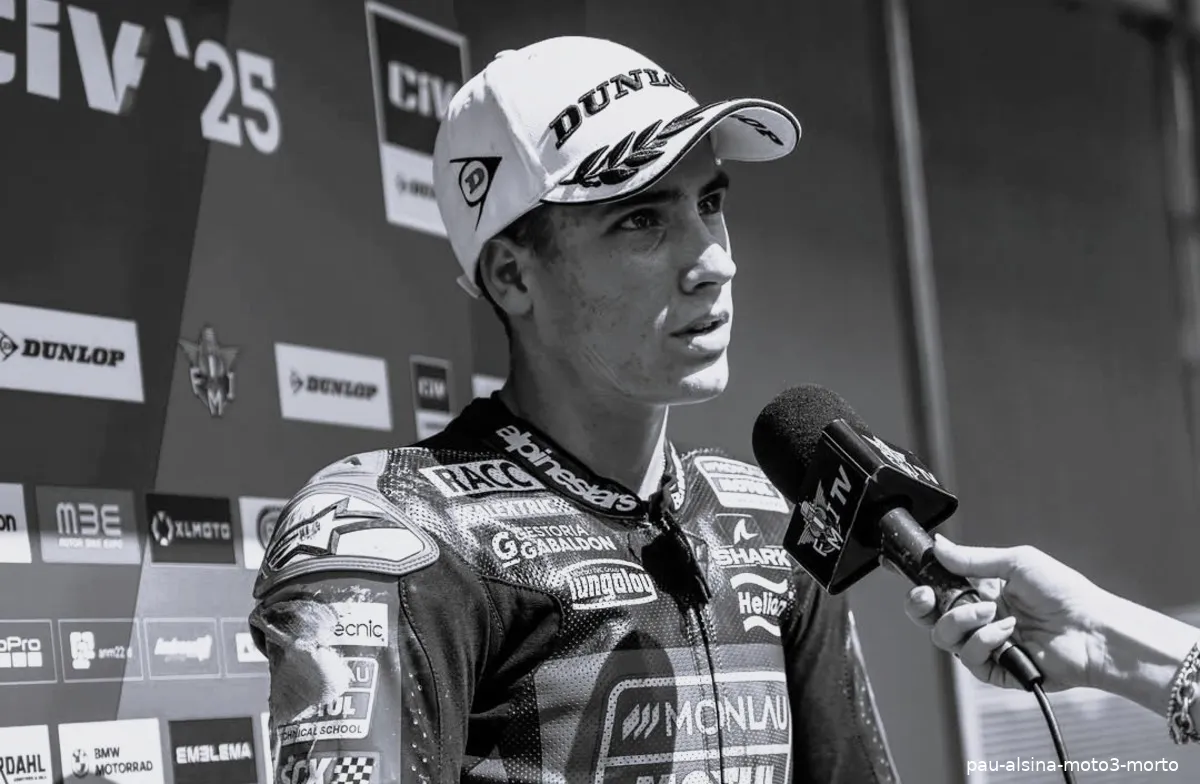 pau alsina moto3 morto