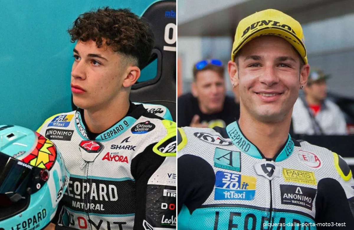 piqueras dalla porta moto3 test