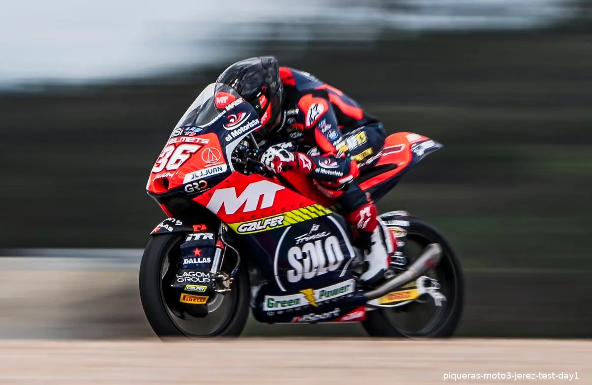 piqueras moto3 jerez test day1