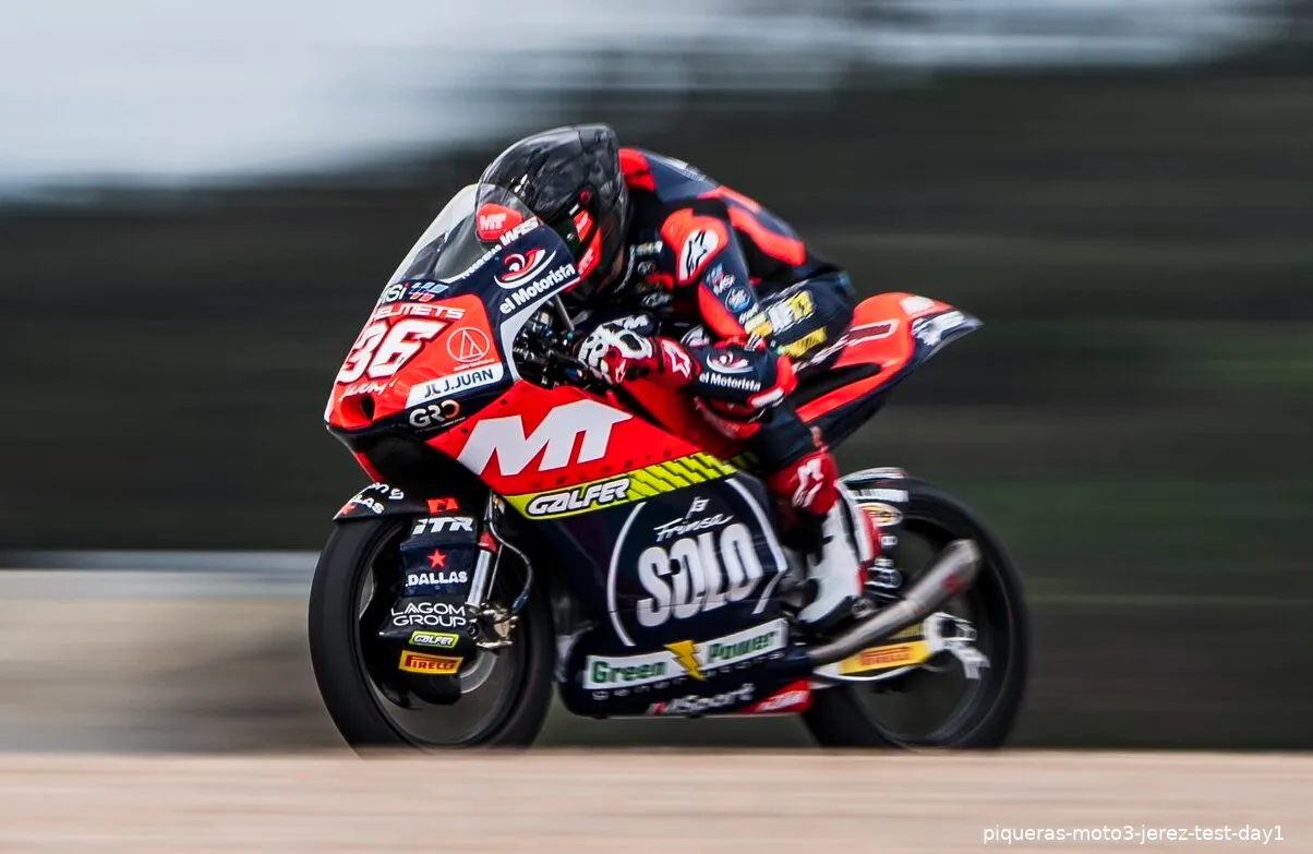 piqueras moto3 jerez test day1