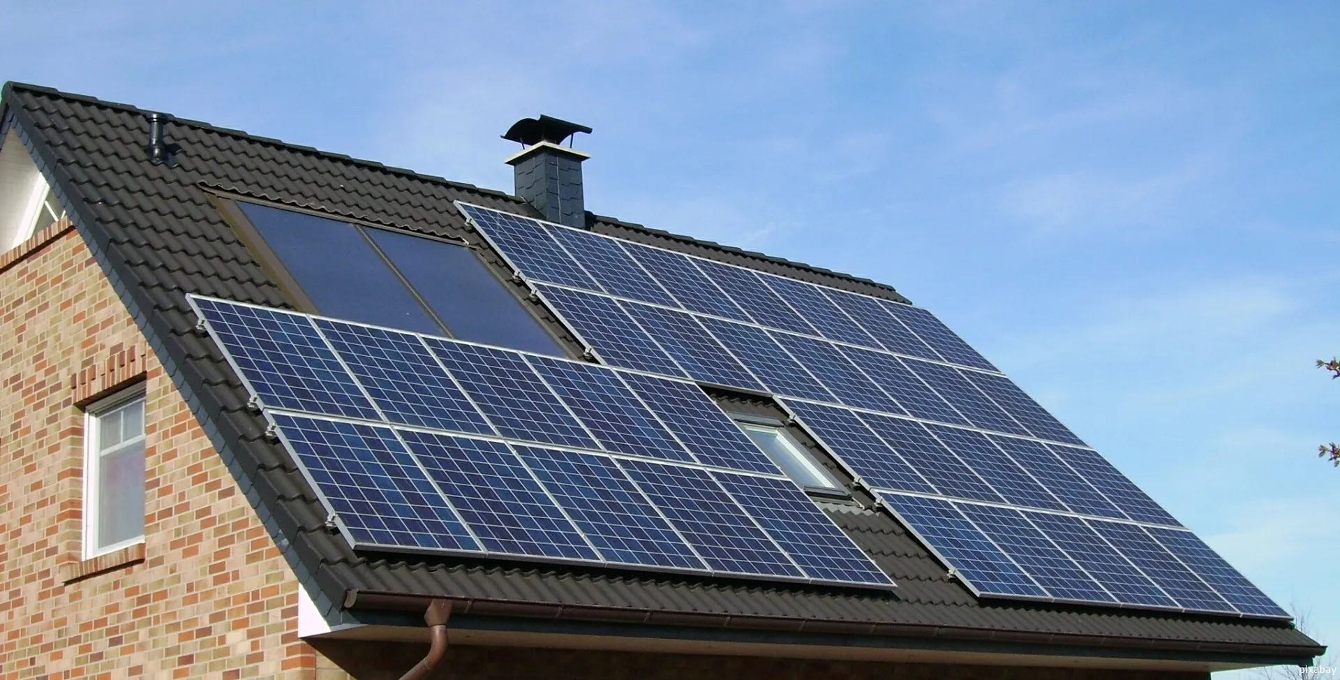 canva solar panels on a house roof