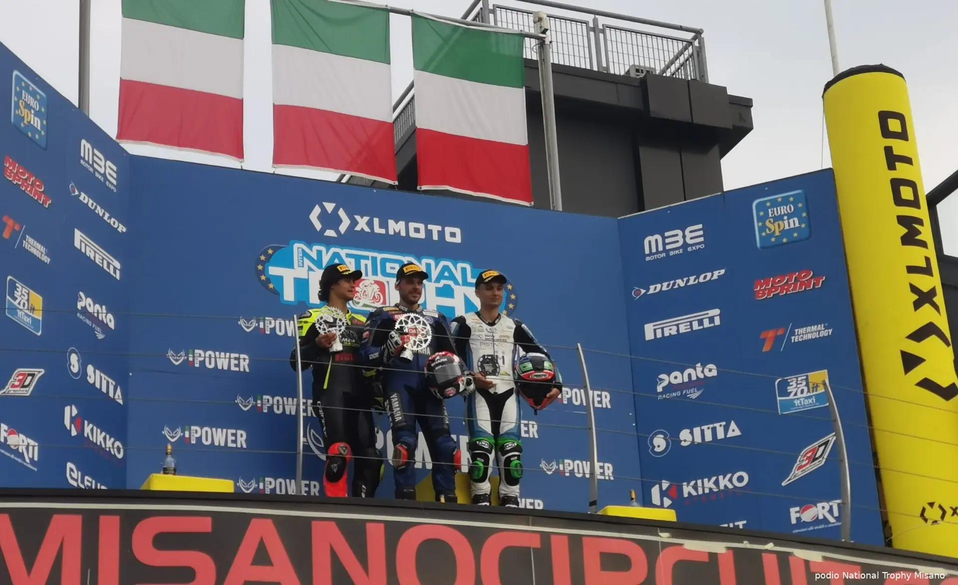 podio national misano