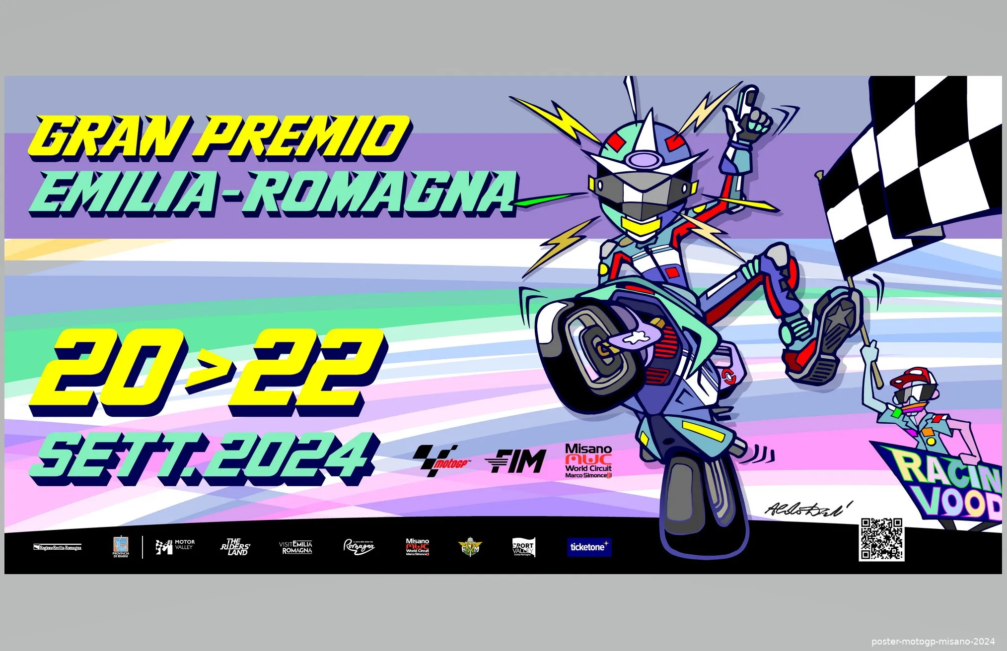 poster motogp misano 2024