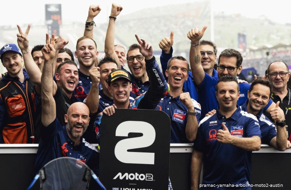 pramac yamaha arbolino moto2 austin