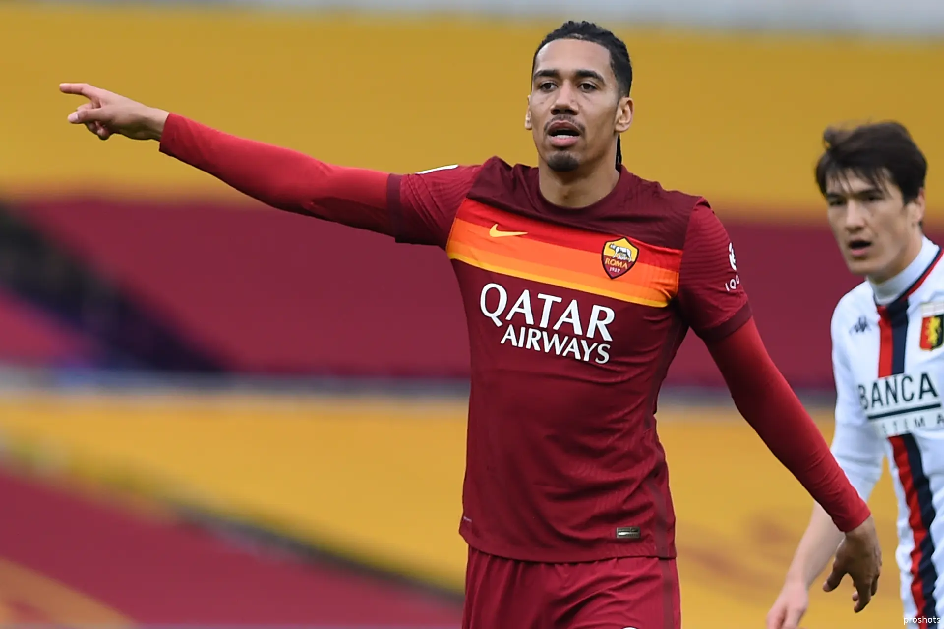 chris smalling as roma