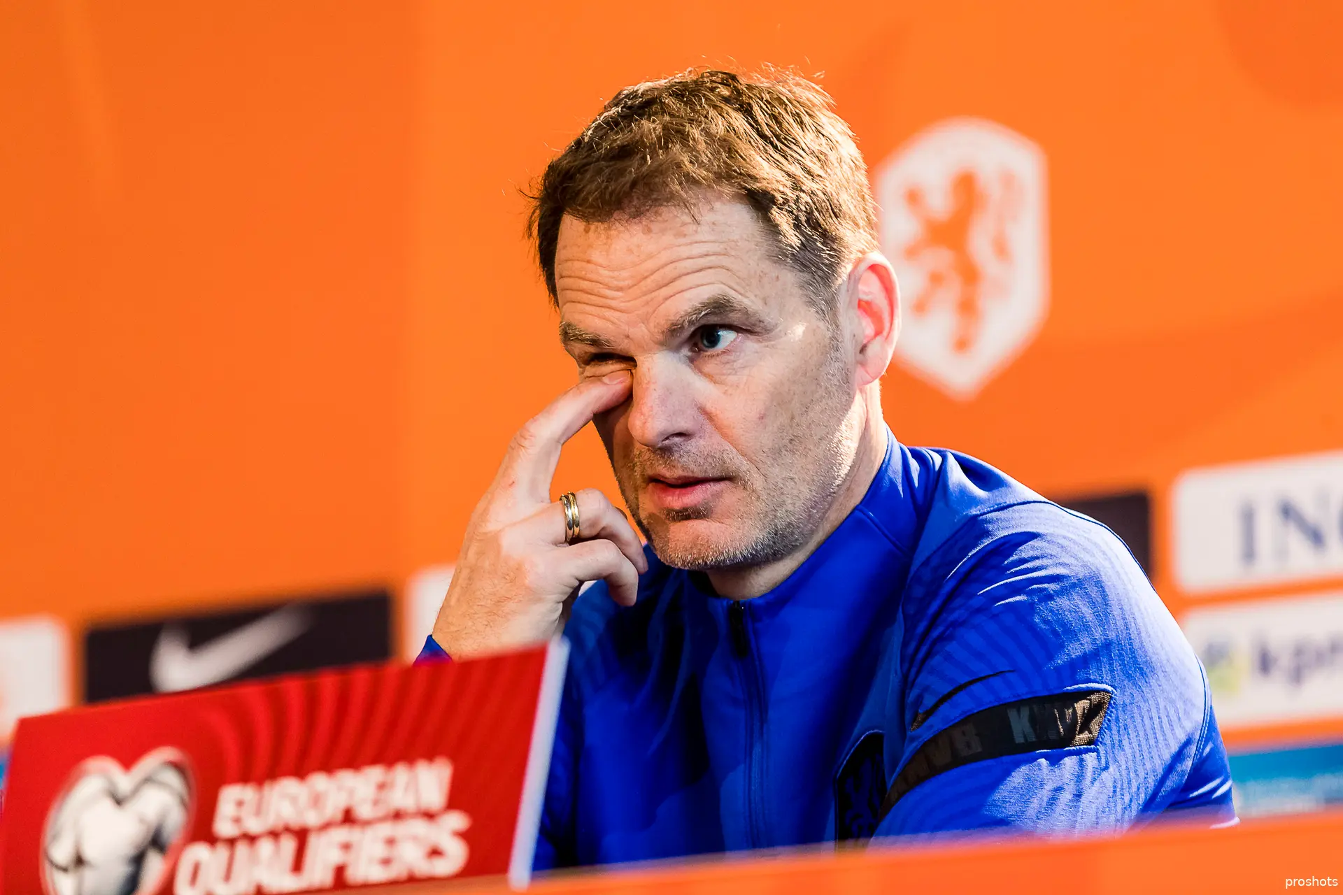 frank de boer persconferentie nederlands elftal