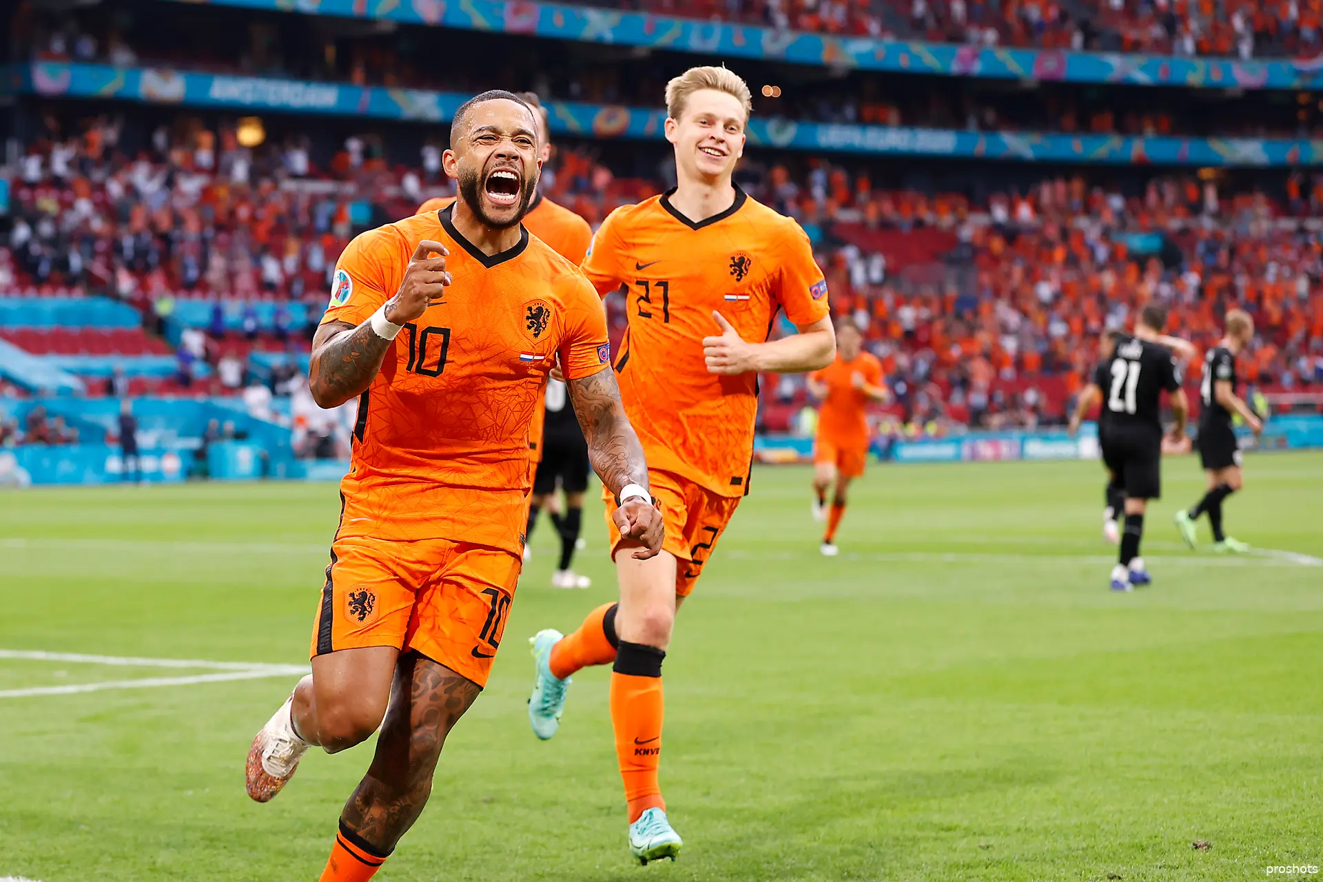 Memphis Nederland Oostenrijk EK 2020