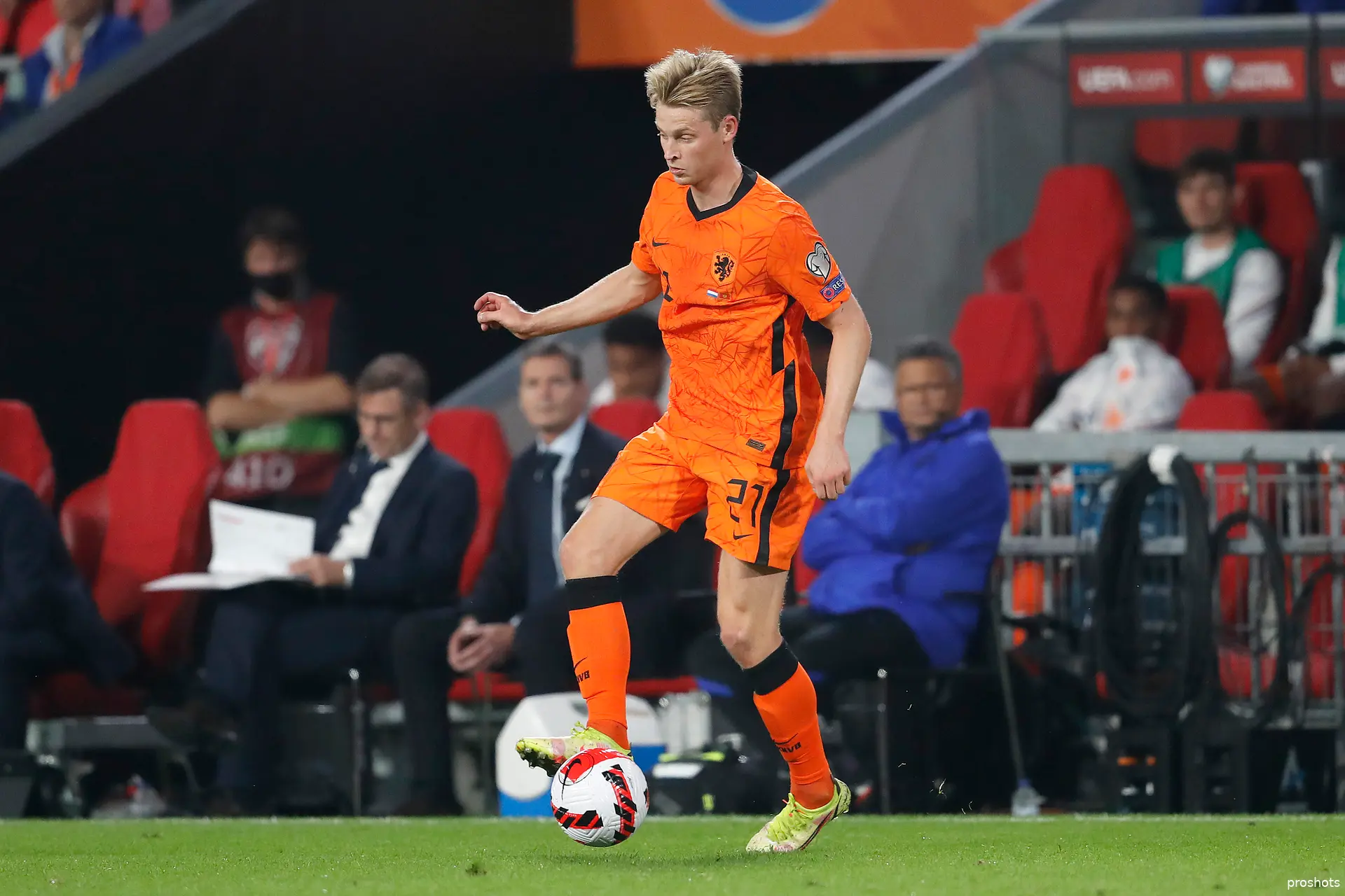 Frenkie de jong nederland montenegro 2021